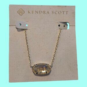 Kendra Scott Necklace  18 inches Unused~ Clear